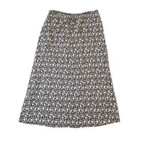 VTG Y2k Skirt Sz L Dark Floral Fairycore Pixie Cottagecore Grunge Whimsy Ditzy‎